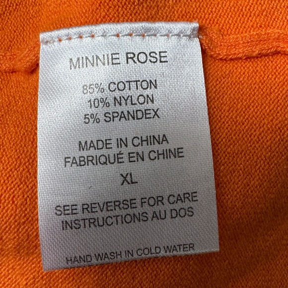 Minnie Rose Vibrant Orange Long Sleeve Tee - Picture 7 of 12